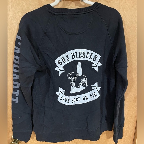 CARHARTT- 603 Diesels relaxed fit crew neck, black - Picture 2 of 4